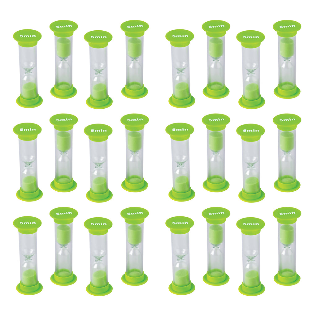 (6 Pk) 5 Minute Sand Timers Mini