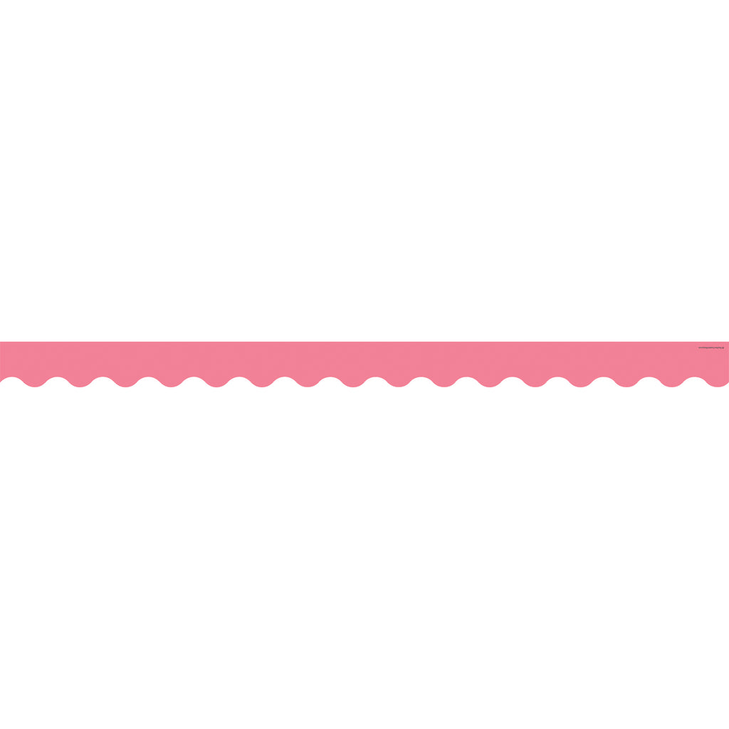 (6 Pk) Light Pink Scalloped Border Trim