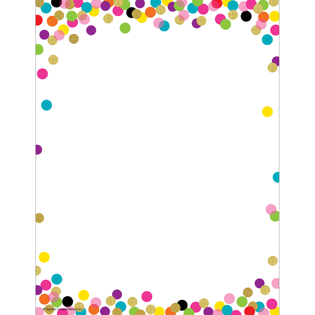 (6 Pk) Confetti Computer Paper