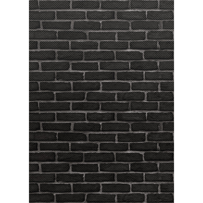 Black Brick Better Than Paper Bulletin Board Roll, 4' x 12', Pack of 4