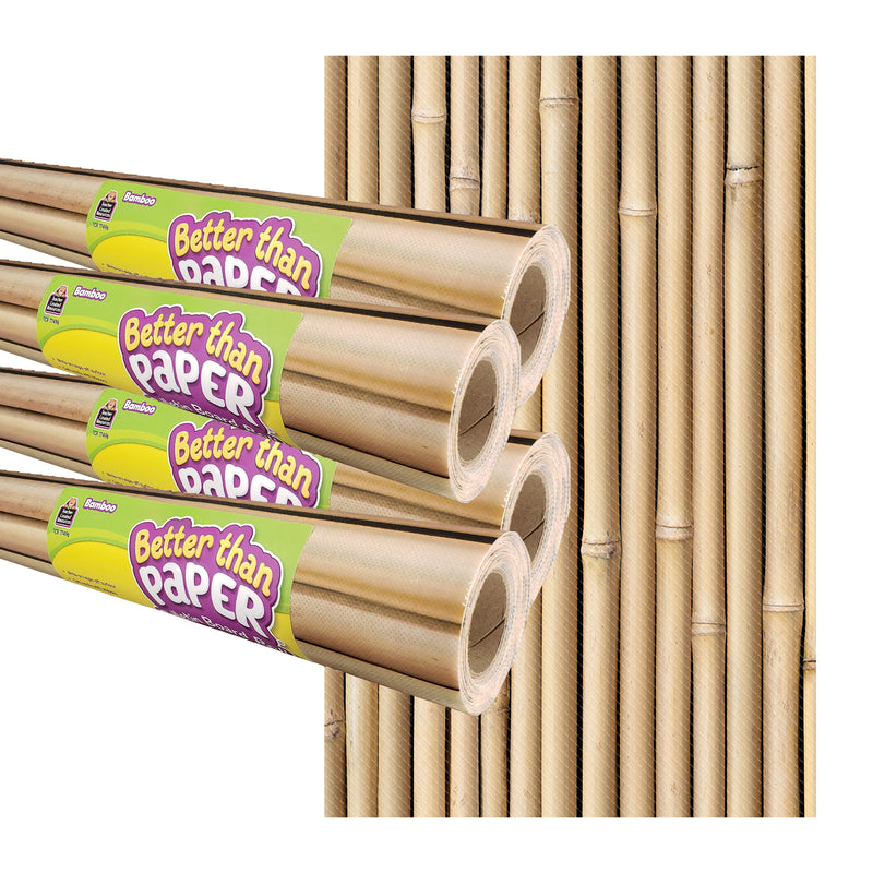 Bamboo Better Than Paper Bulletin Board Roll, 4' x 12', Pack of 4