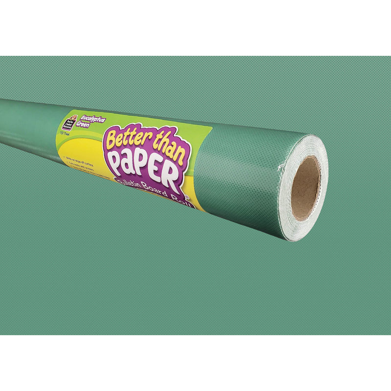 Eucalyptus Green Better Than Paper Bulletin Board Roll, 4' x 12', Pack of 4