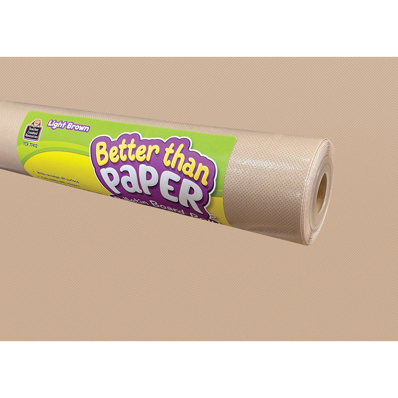 Light Brown Better Than Paper Bulletin Boad Roll, 4' x 12', Pack of 4
