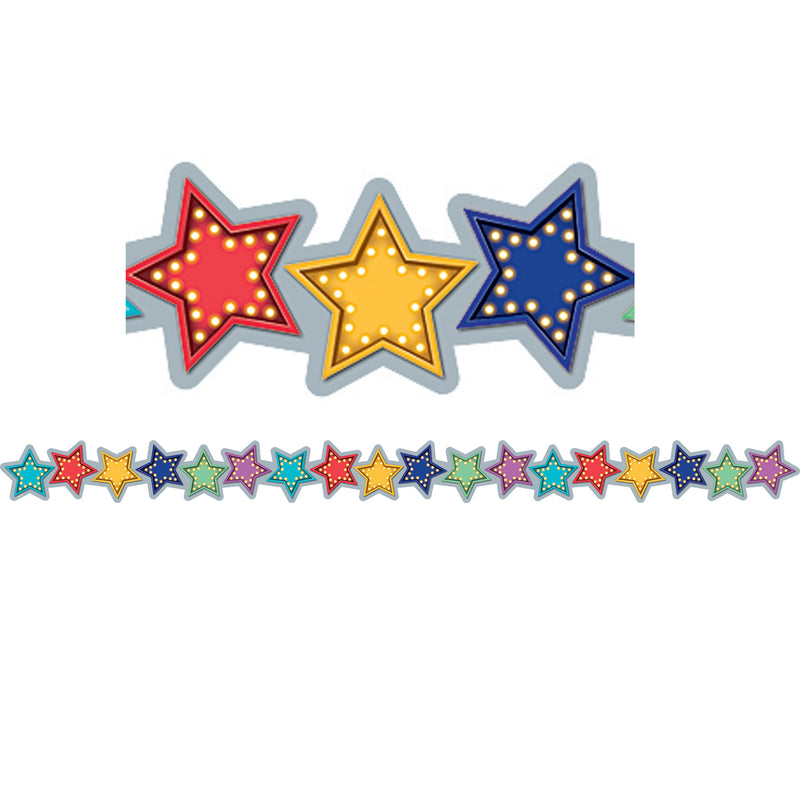 (6 Pk) Marquee Stars Die Cut Bordr Trim