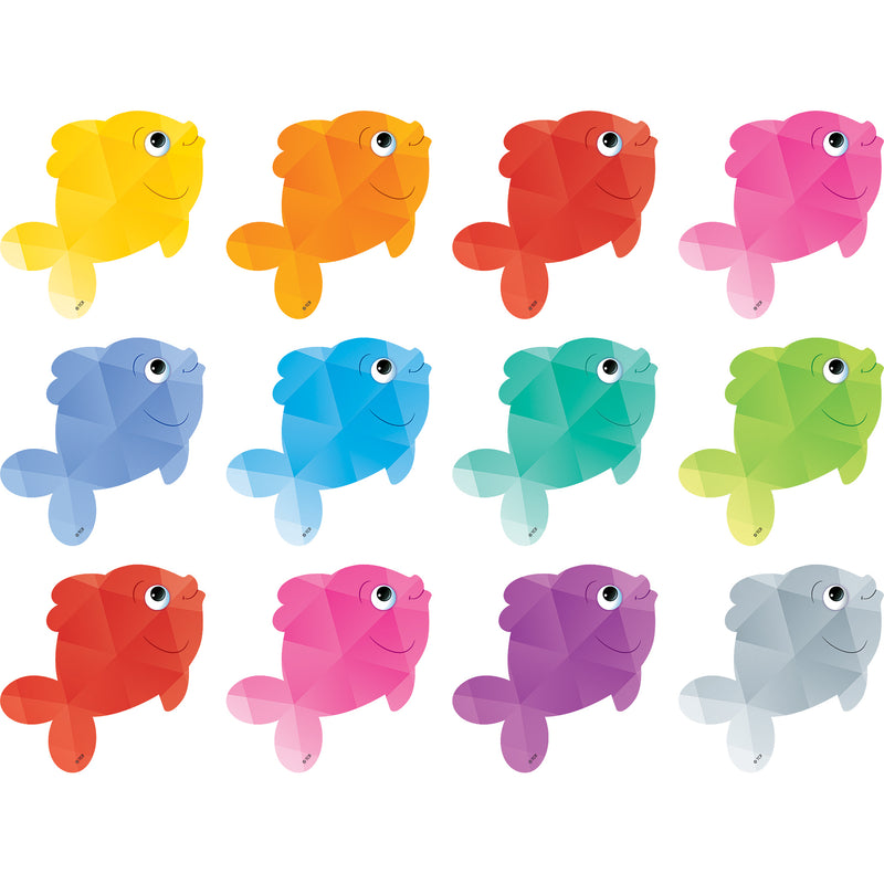 (6 Pk) Colorful Fish Mini Accents