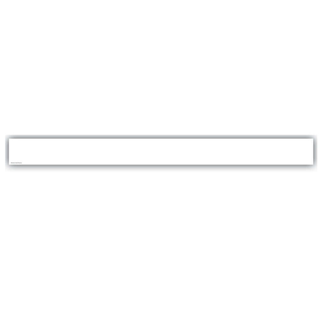 White Straight Border Trim