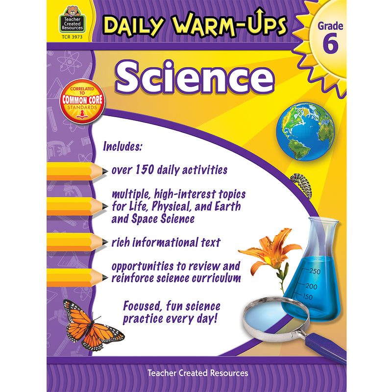 Daily Warm Ups Science Gr 6
