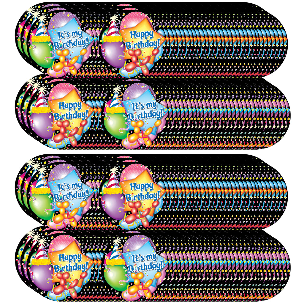 (6 Pk) Happy Birthday Wear Em Badges