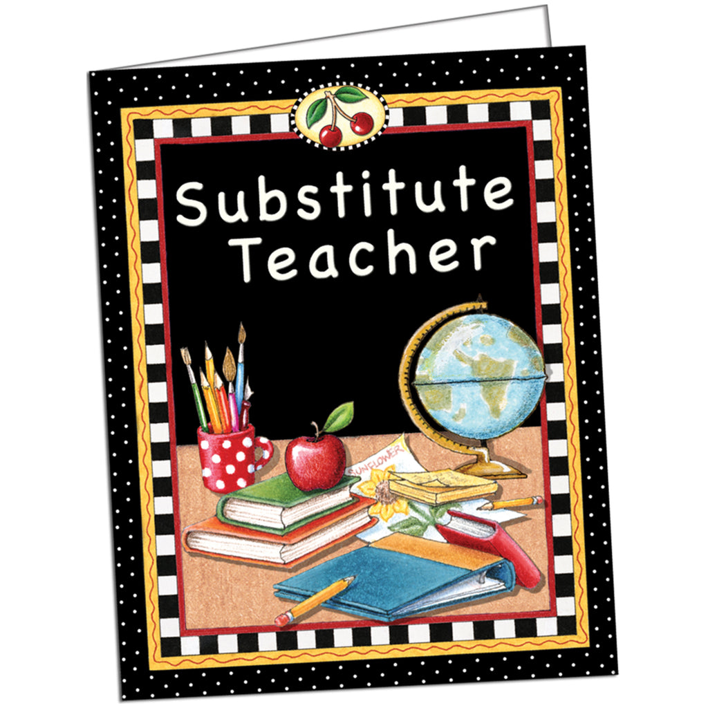 Substitute Teacher Pocket Folder
