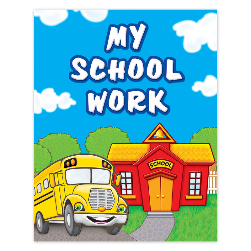 (6 Ea) My School Work Pocket Folder