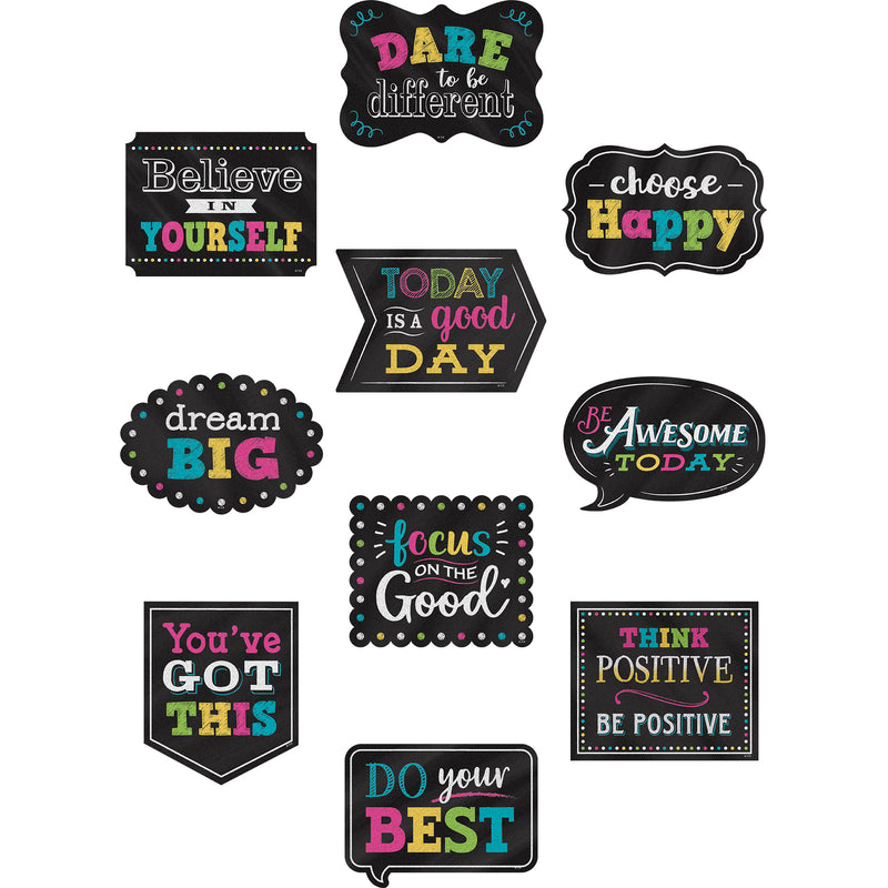 (3 Pk) Chalkboard Positive Sayings Accents