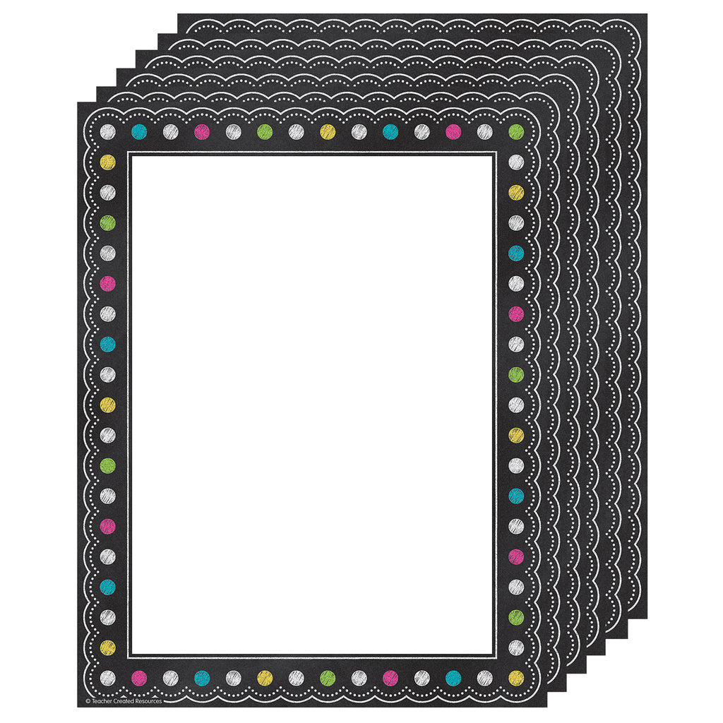 (6 Pk) Chalkboard Brights Computer Paper