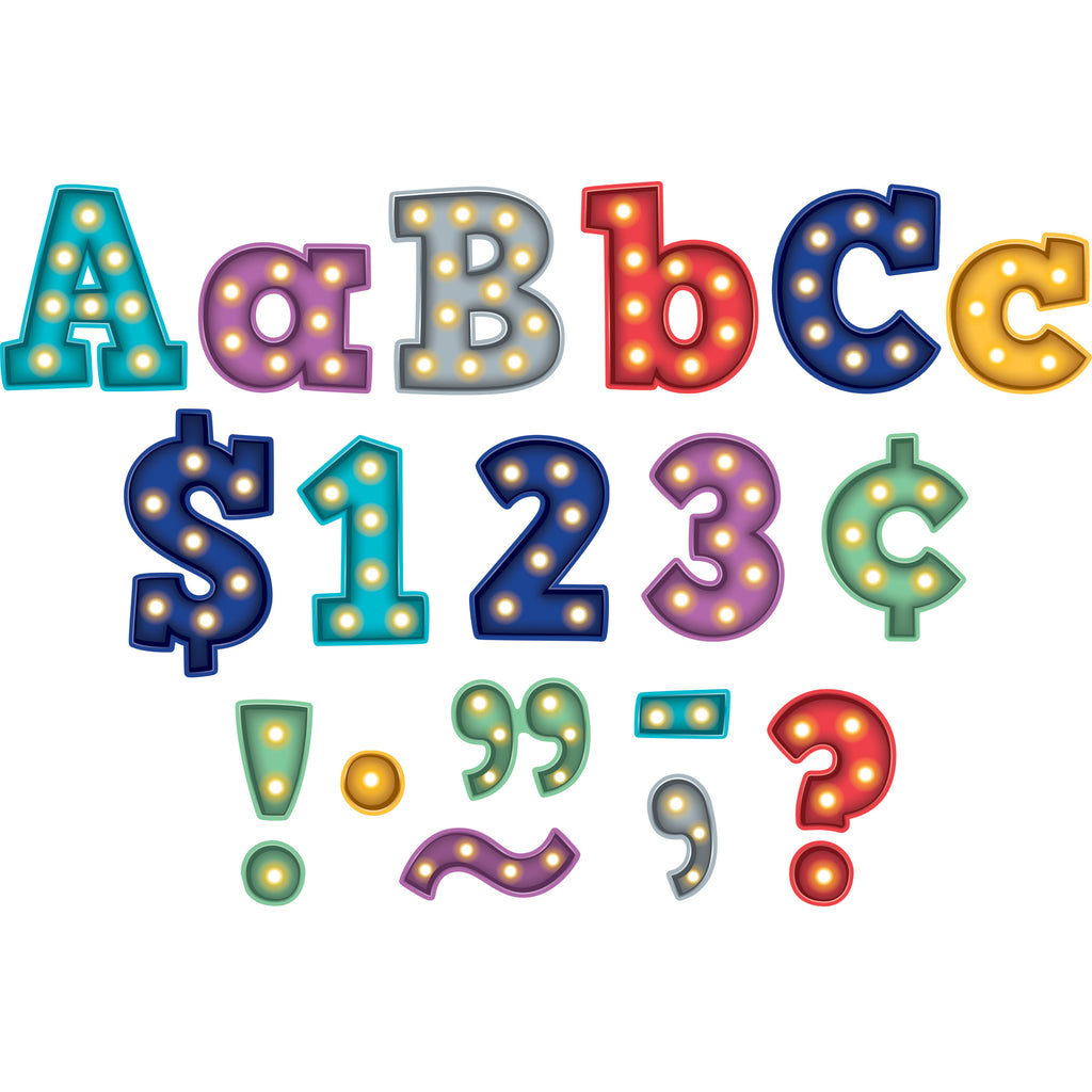 Marquee Bold Block 4 In Letters Combo Pack