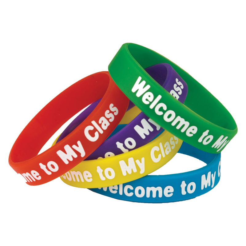 (6 Pk) Welcome To My Class Wristbands