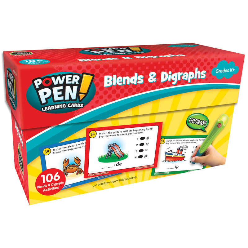 Power Pen Learning Cards Blends And Digraphs