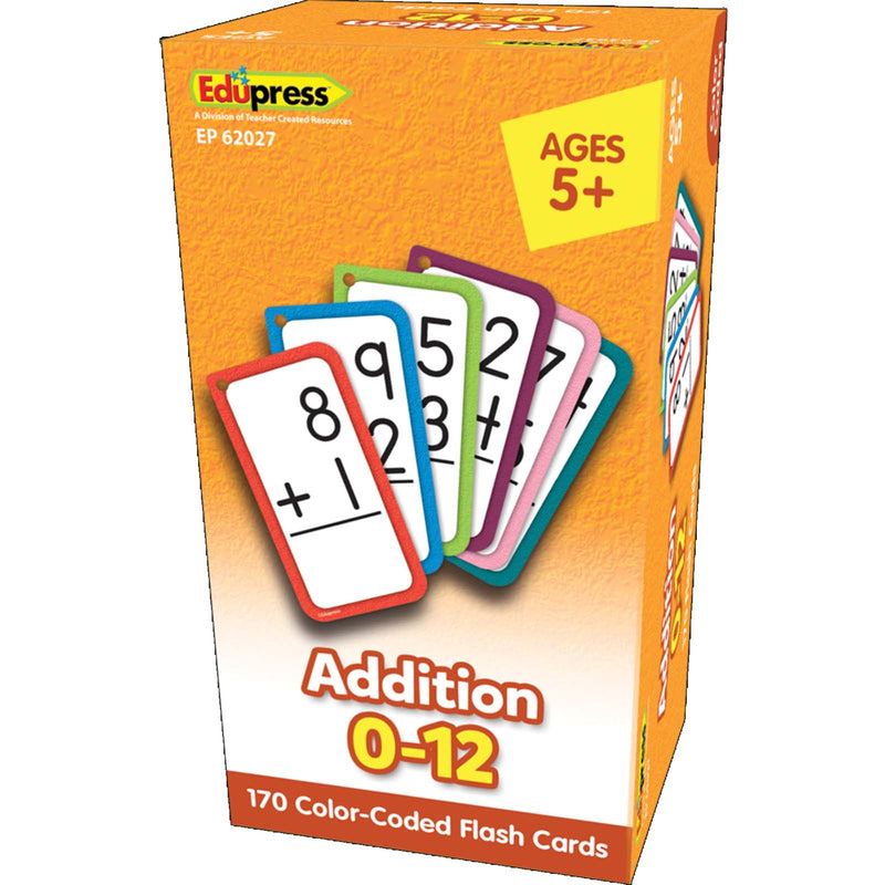 Addition Flash Cards All Facts 0-12