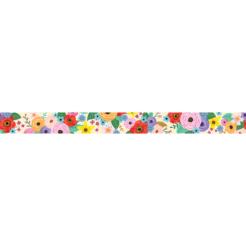 Wildflowers Straight Border Trim, 35 Feet