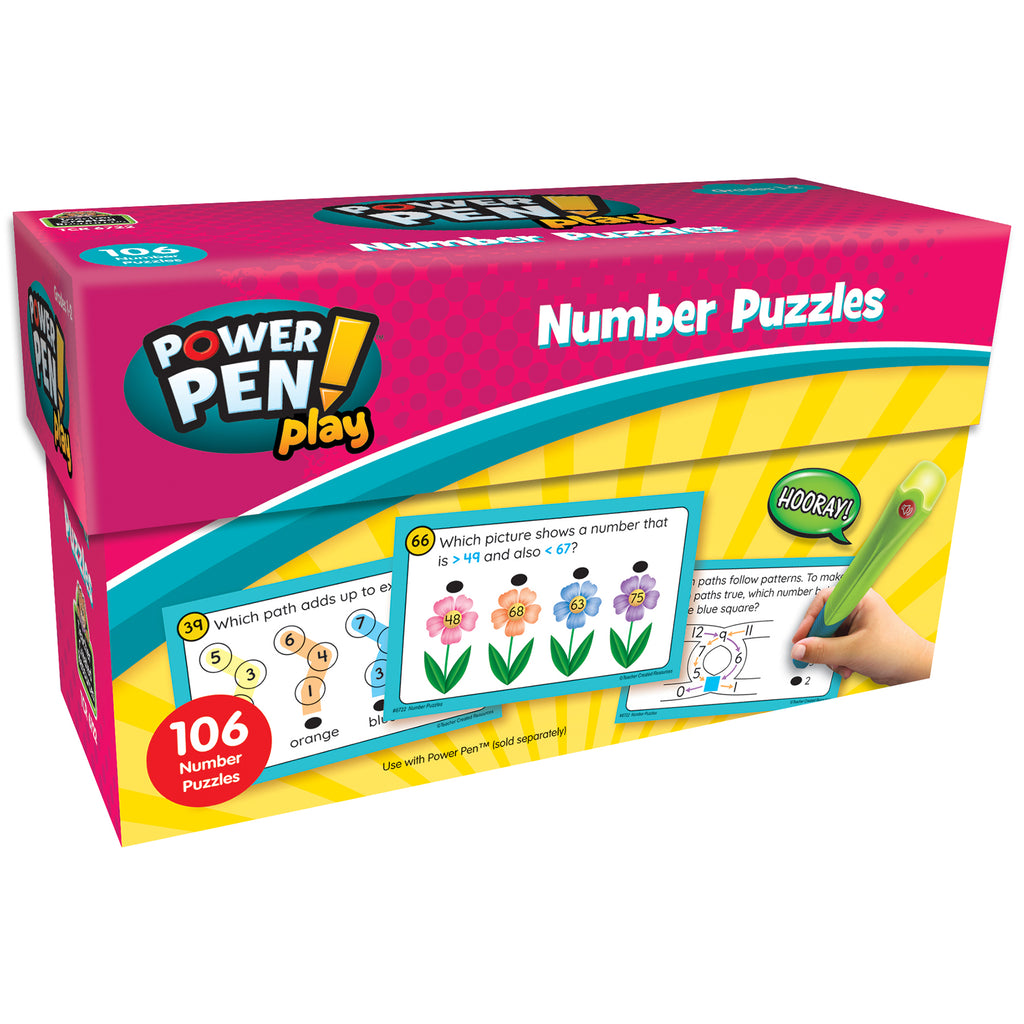 Power Pen® Play: Number Puzzles, Grade 1-2