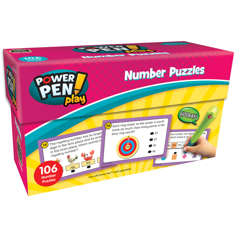 Power Pen® Play: Number Puzzles, Grade 2-3
