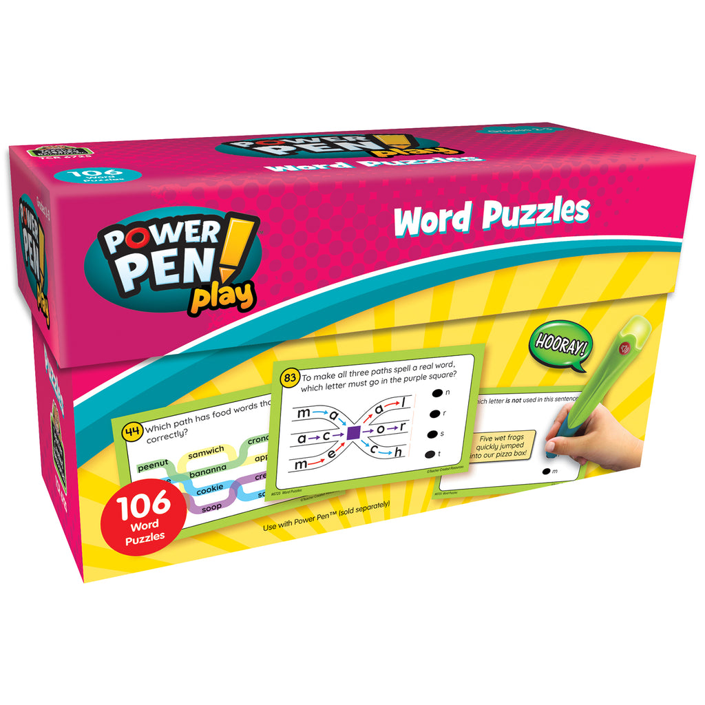Power Pen® Play: Word Puzzles, Grade 2-3