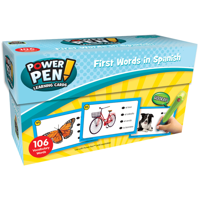 Power Pen® Learning Cards: First Words in Spanish
