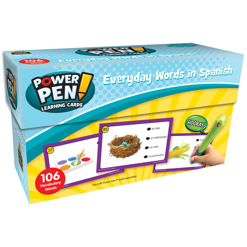 Power Pen® Learning Cards: Everyday Words in Spanish