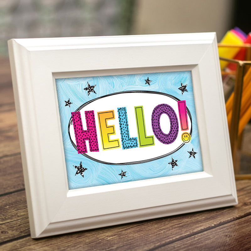 (6 Pk) Brights 4ever Hello Postcard