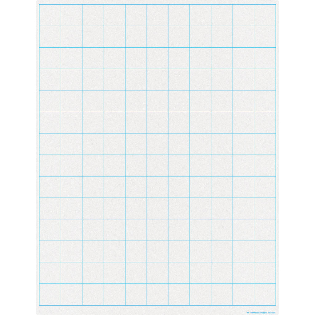 Graphing Grid Square Dryerase Chart 1-1/2 Inch