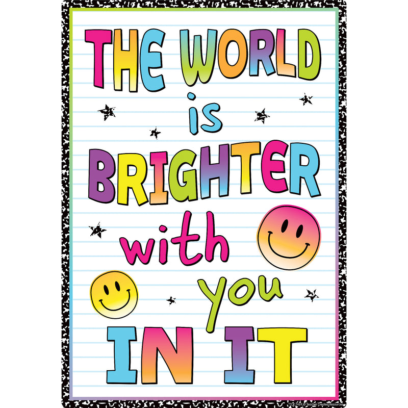 Brights 4Ever Positive Sayings Small Poster Pack, Pack of 12