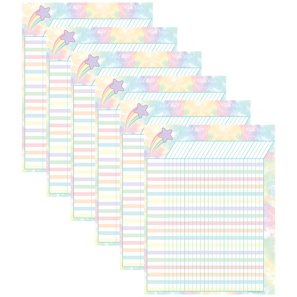 (6 Ea) Pastel Pop Incentive Chart