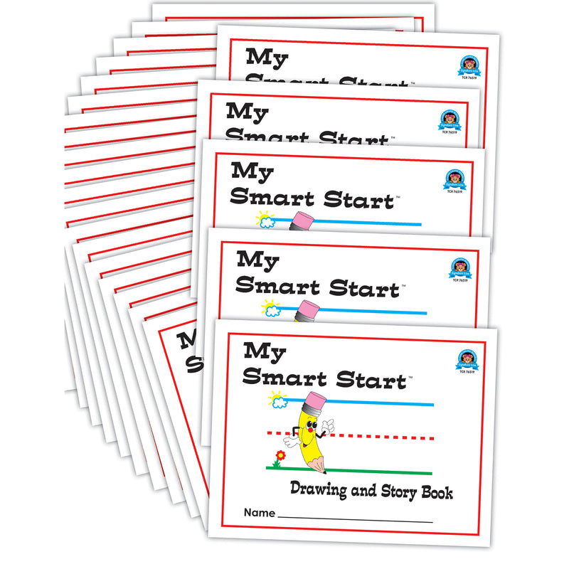 Smart Start Drawing & Story Book K-1 Journals, Class Pack of 24