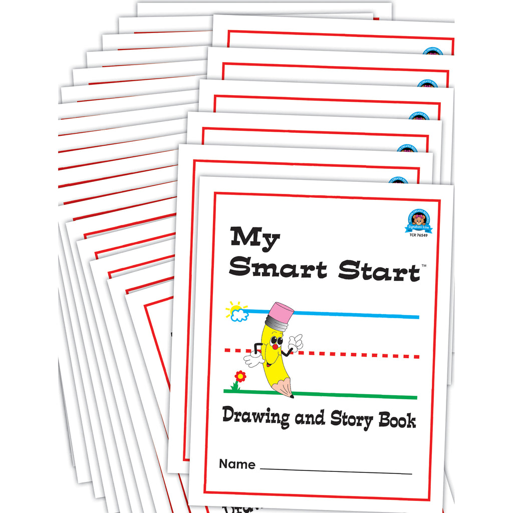 Smart Start Drawing & Story Book 1-2 Journals, Class Pack of 24