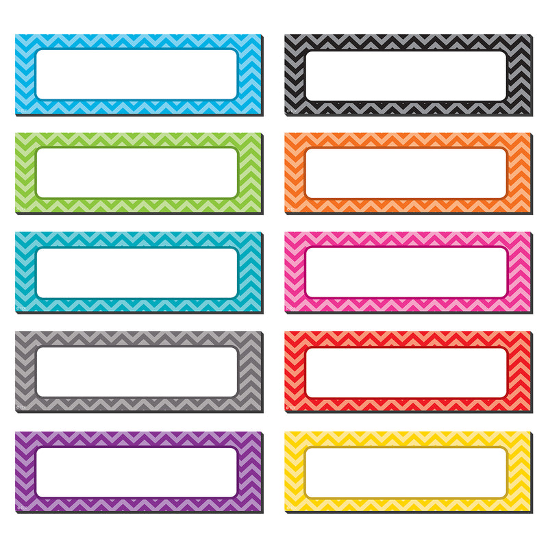 (3 Pk) Chevron Labels Magnetic Accents