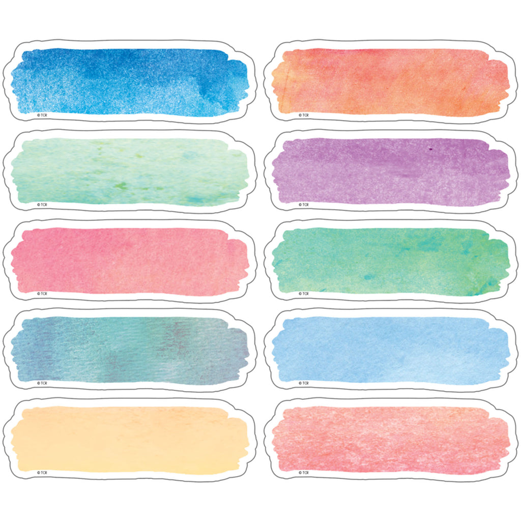 (3 Pk) Watercolor Labels Magnetic Accents