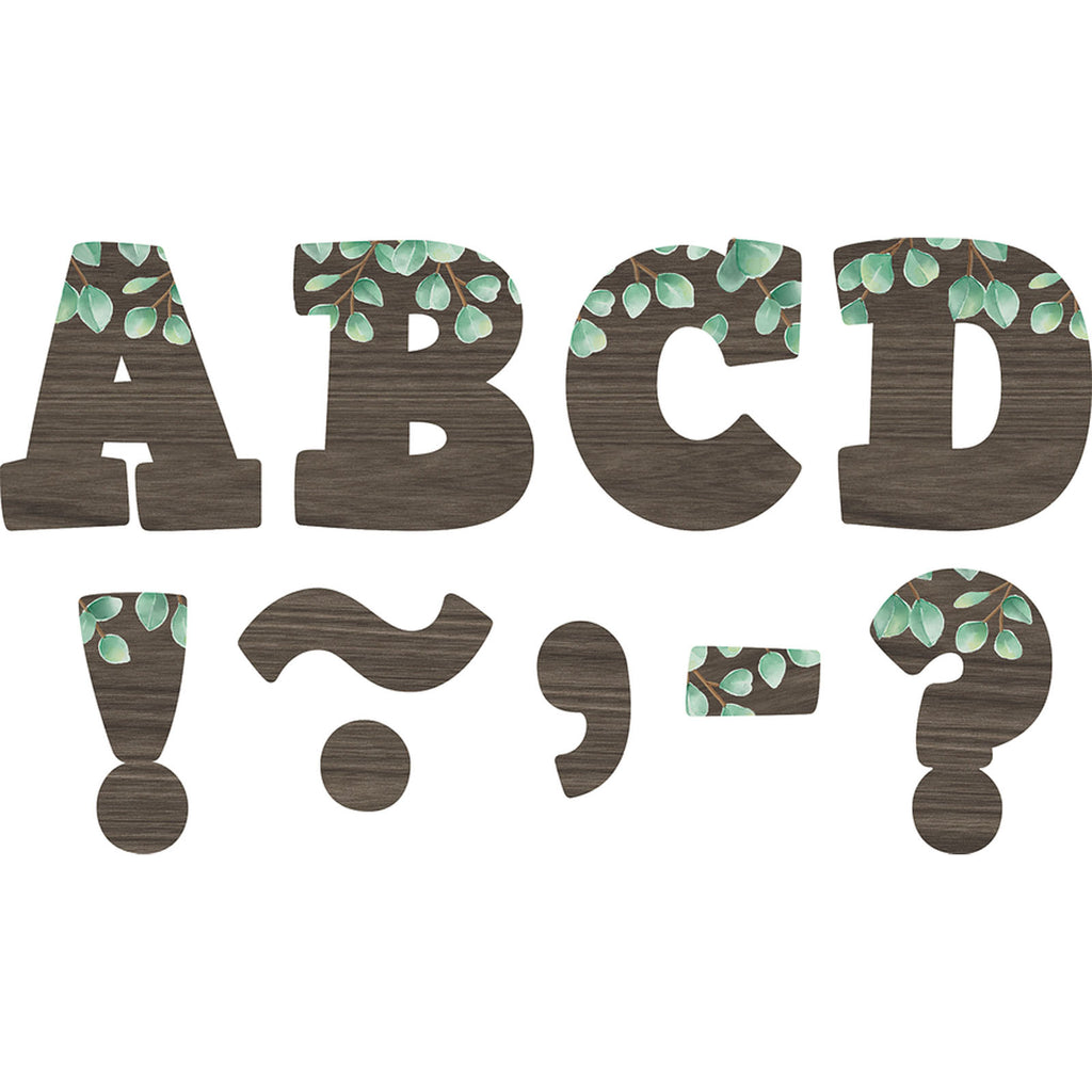 Eucalyptus Bold Block 3in Magnetic Letters