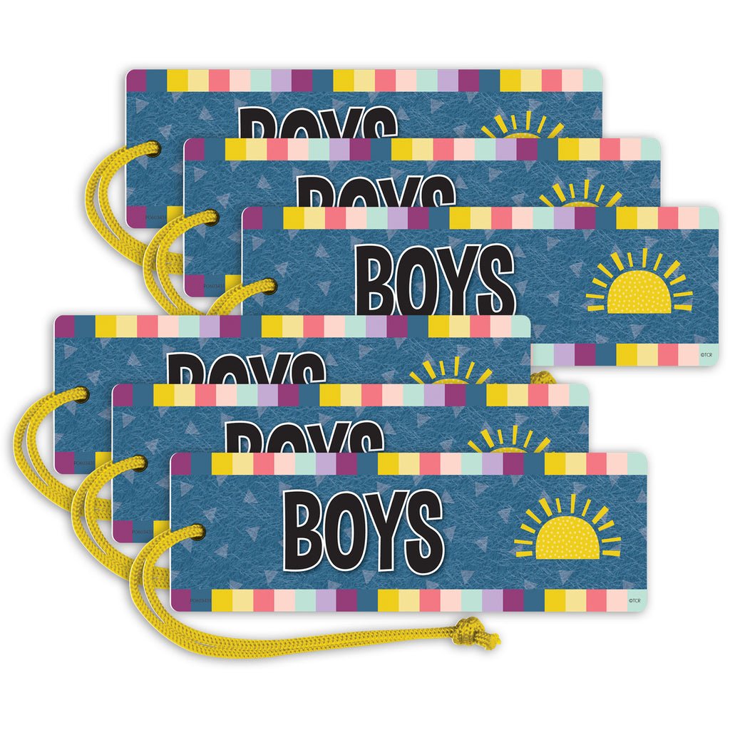 Oh Happy Day Magnetic Boys Pass, Pack of 6