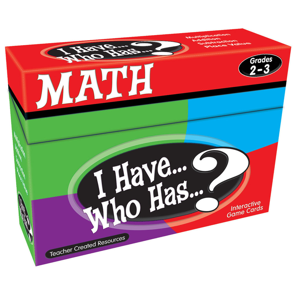 I Have Who Has Math Games Gr 2-3