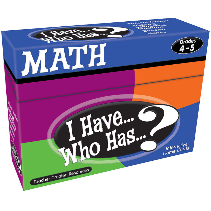 I Have Who Has Math Gr 4-5
