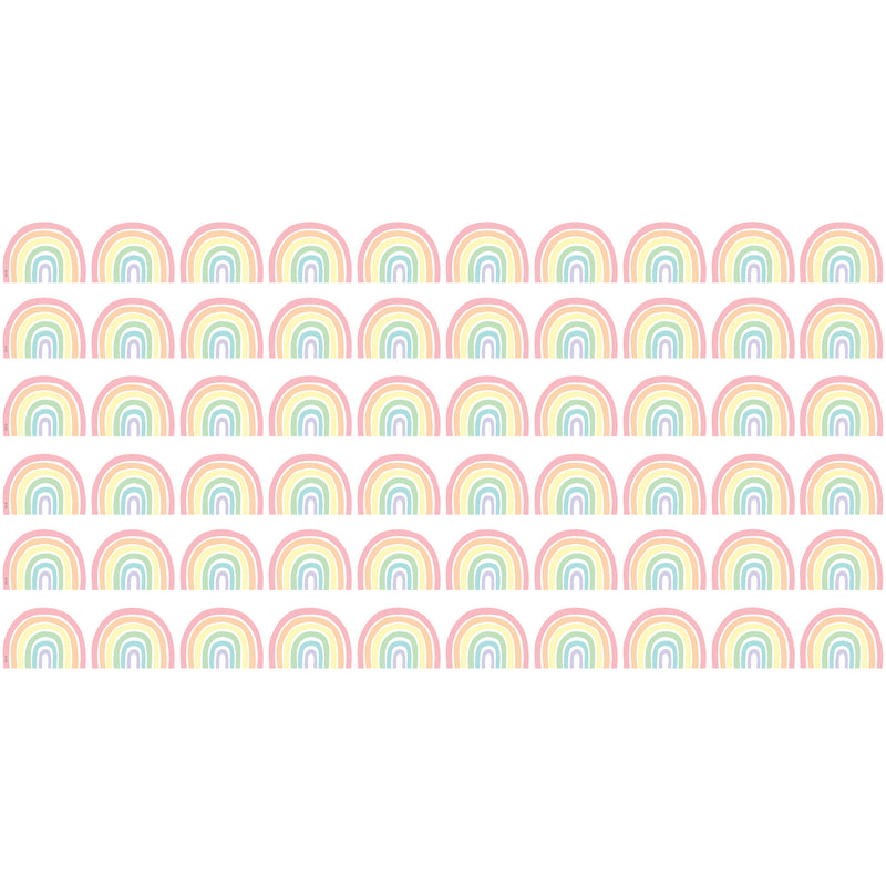 (6 Pk) Pastel Pop Rainbows Border