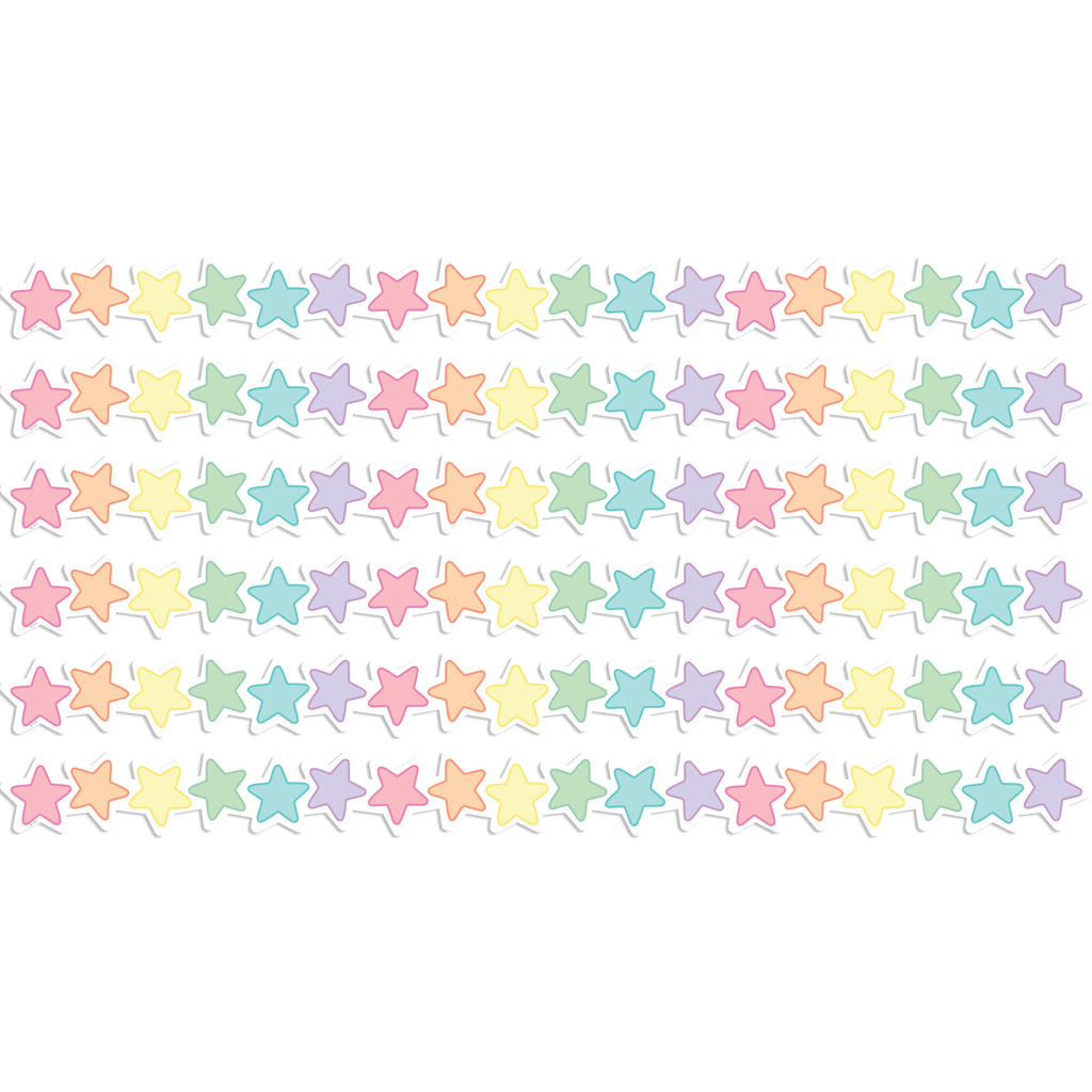 (6 Pk) Pastel Pop Stars Bordr