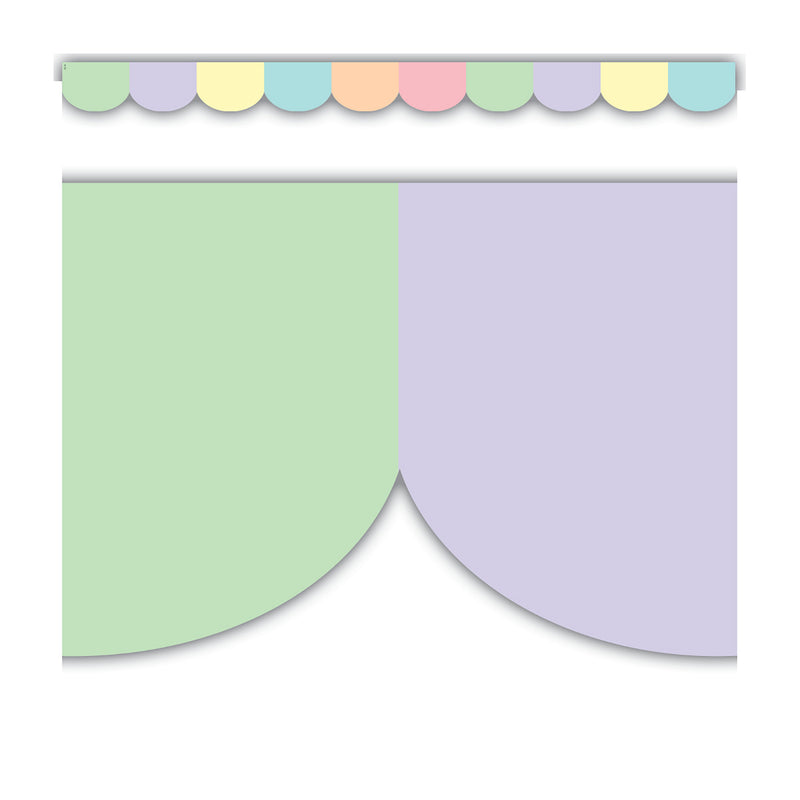 (6 Pk) Pastel Pop Scalloped Border