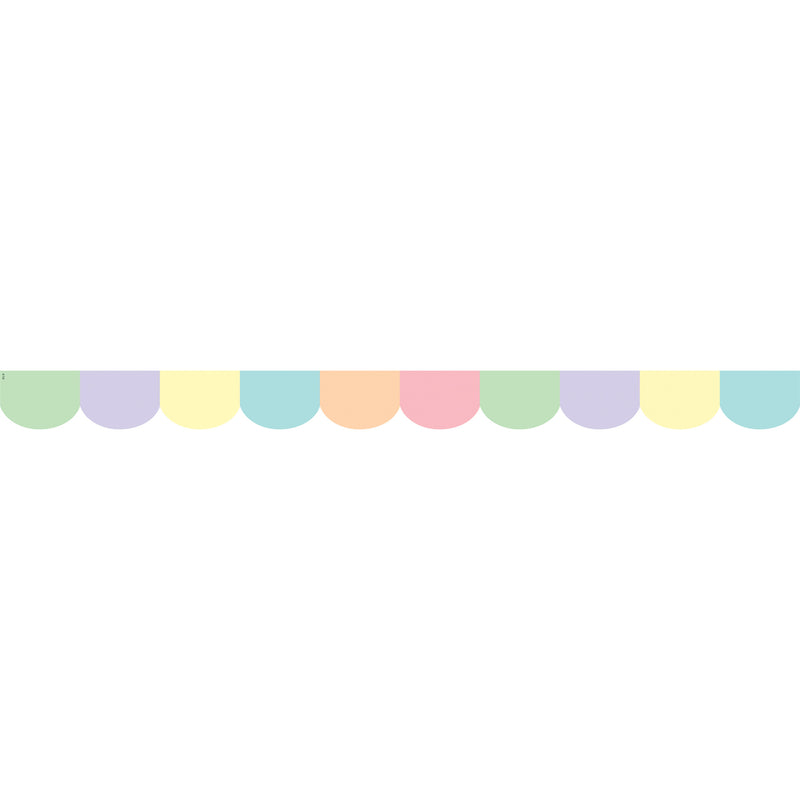 (6 Pk) Pastel Pop Scalloped Border