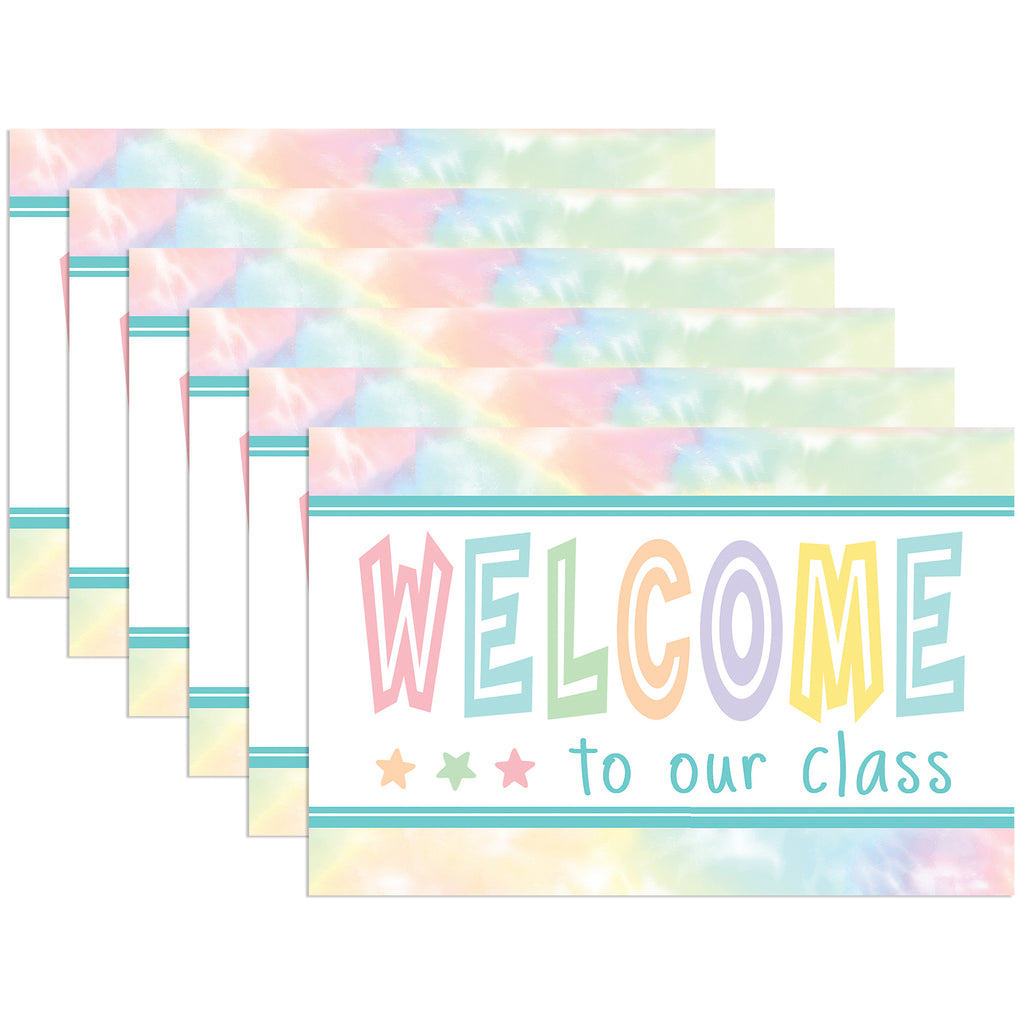 (6 Pk) Pastel Pop Welcome Postcards