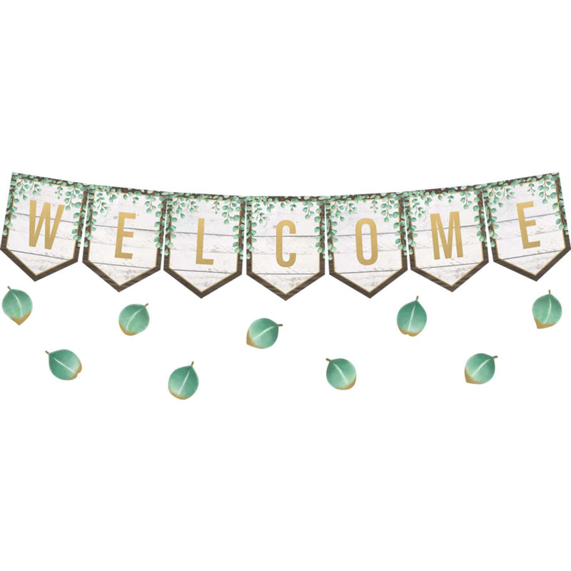 Eucalyptus Pennants Welcome Bb St