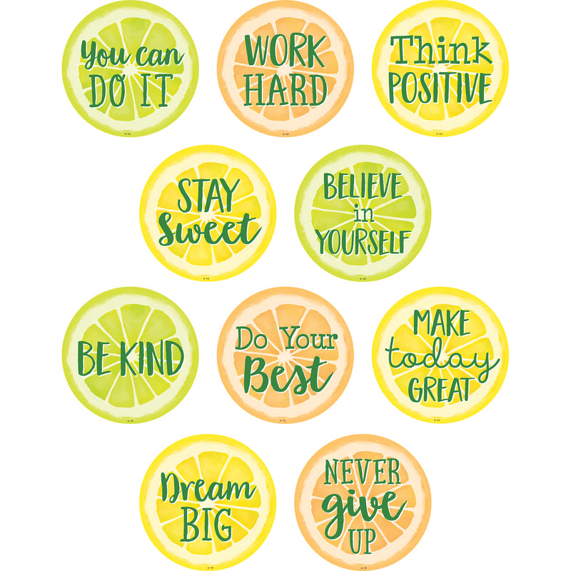 (3 Pk) Lemon Zest Positive Saying Accents