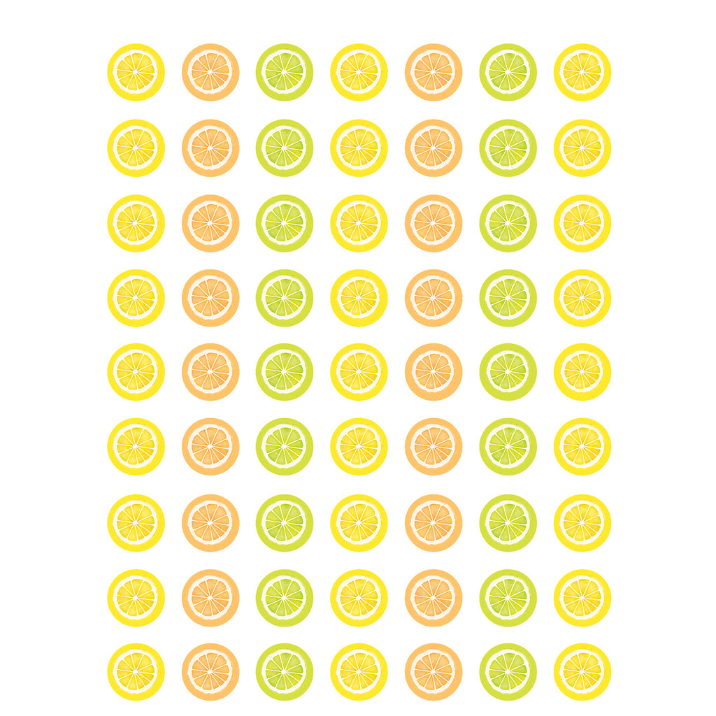 (12 Pk) Lemon Zest Mini Stickers