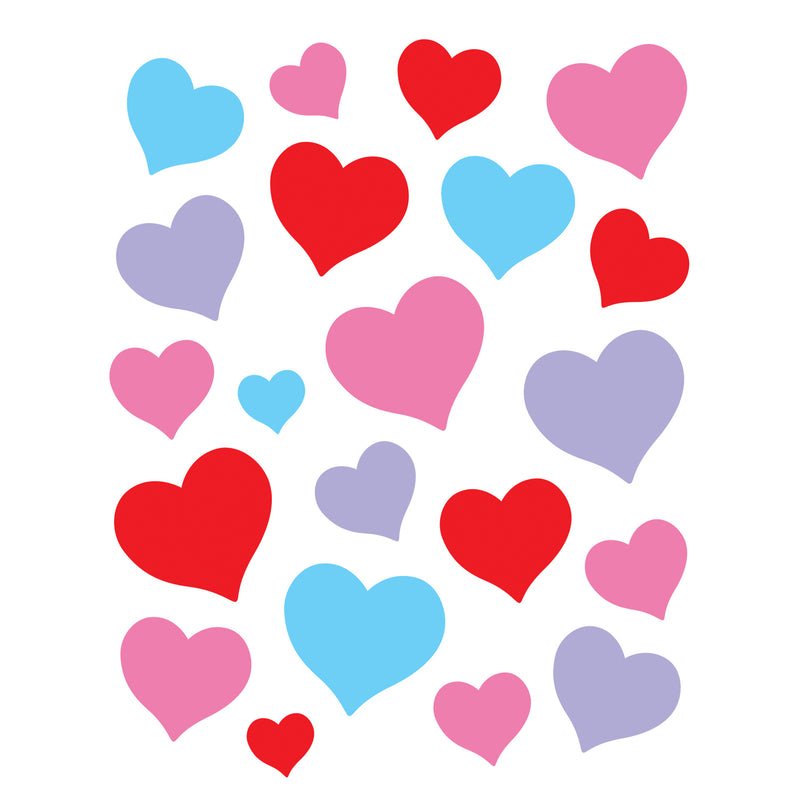 (12 Pk) Charming Hearts Stickers