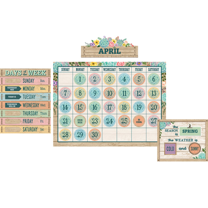 Rustic Bloom Calendar Bb St