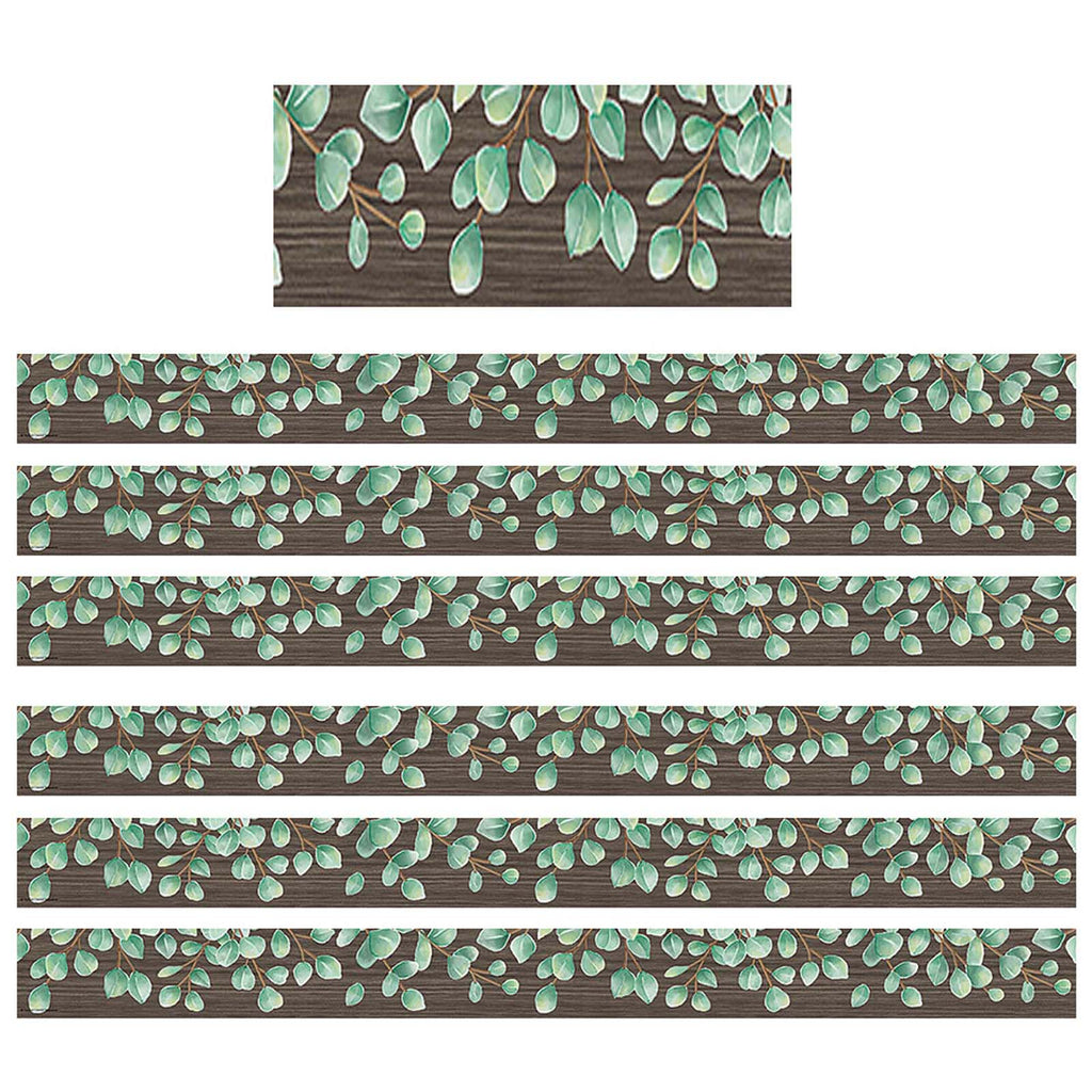 (6 Pk) Eucalyptus Straight Border Trim