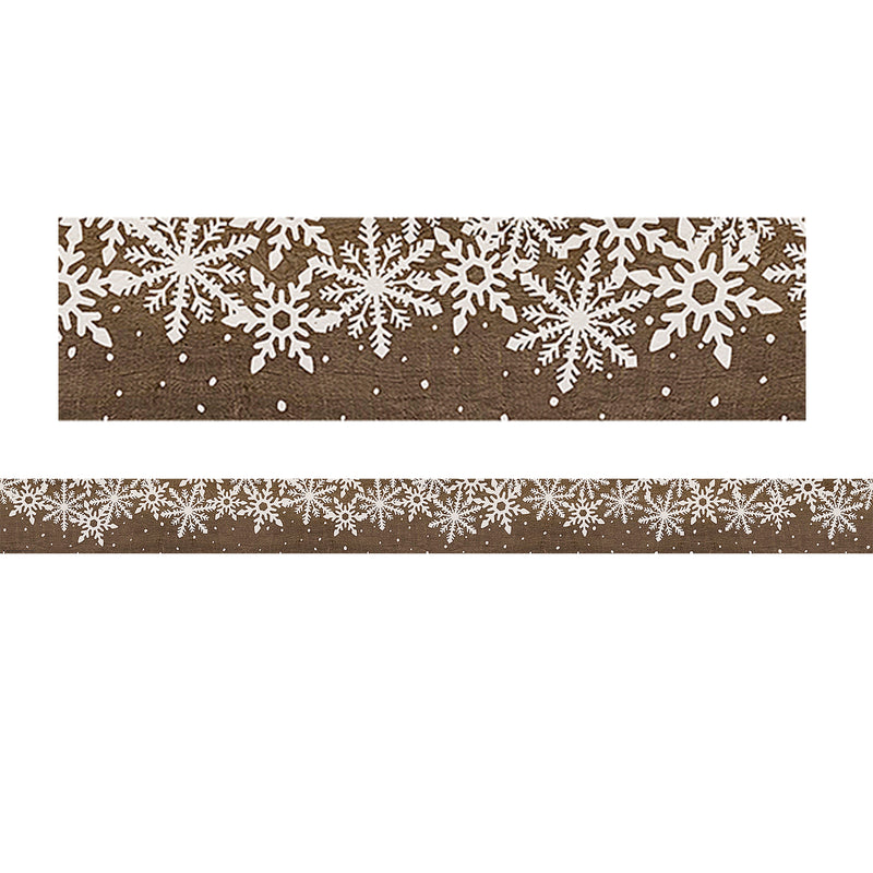Winter Straight Border Trim Home Sweet Classroom